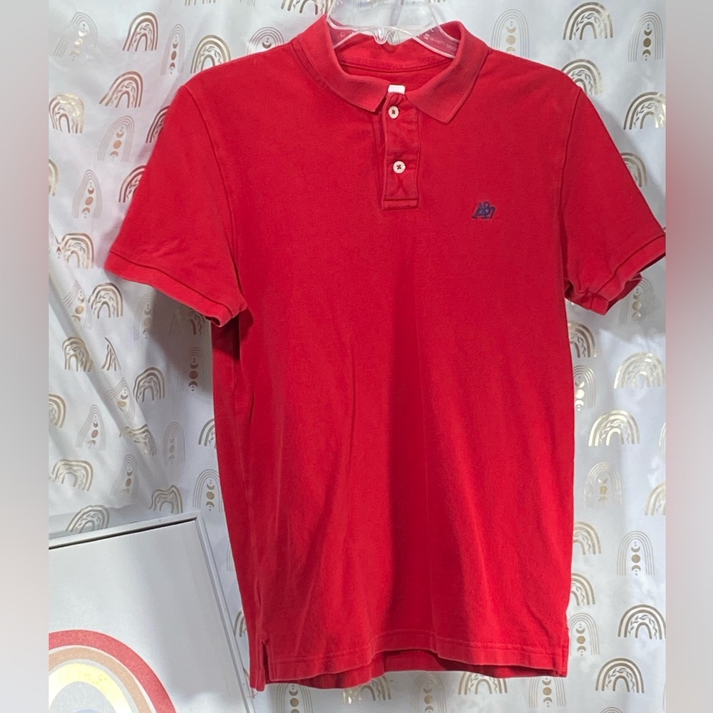 Aeropostale Vibrant Red Polo Shirt